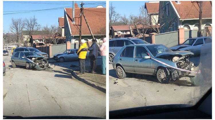 VIDEO Ghinion pentru trei șoferi din Capitală! Mașinile au fost grav avariate