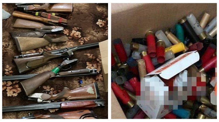 FOTO Un individ din Nisporeni avea acasă un arsenal de arme și muniții. Poliția spune ce riscă