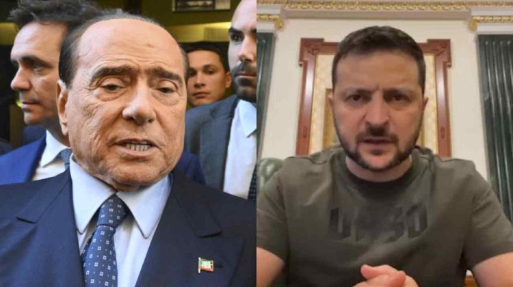 Berlusconi îl consideră pe Zelenski responsabil pentru războiul pornit de Rusia