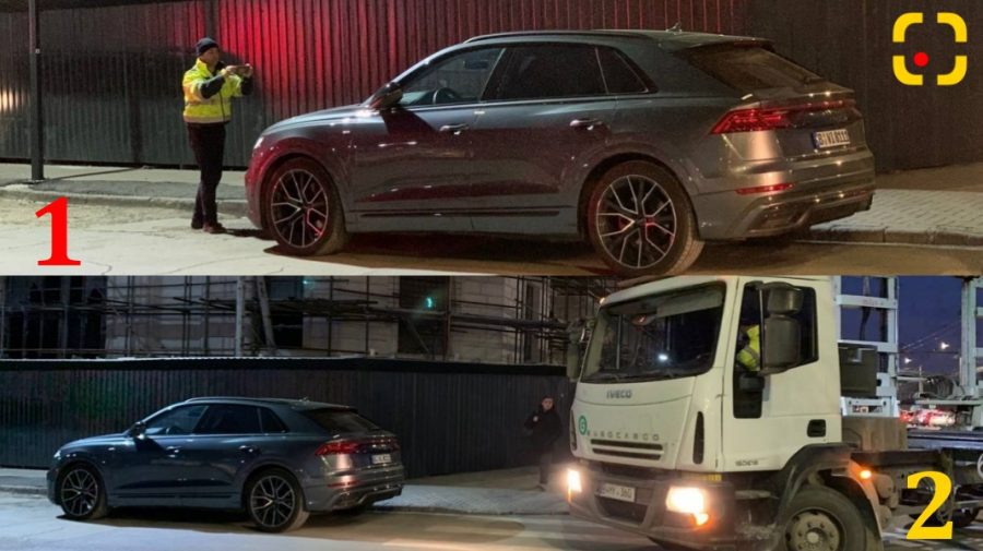 IMAGINI Ai mașină de lux și parchezi ilegal în capitală? Acum nu ai decât să umbli după echipajul INSP toată seara…