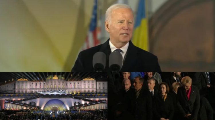 VIDEO Discursul lui Biden, pe scurt: Rusia a violat femei, a bombardat case, a furat copii. Și Maia Sandu, la Varșovia!
