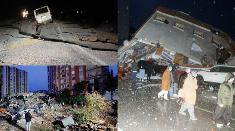 Așa arată dezastrul din Turcia! FOTO dezolante cu distrugerile provocate de seismul care a luat cel puțin 500 de vieți