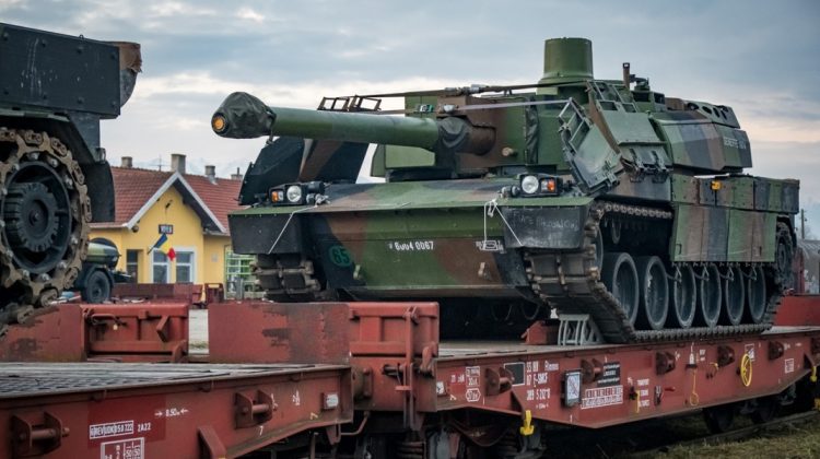 FOTO, VIDEO Tancurile franceze – aduse în România să apere flancul estic – vor apăra și Republica Moldova