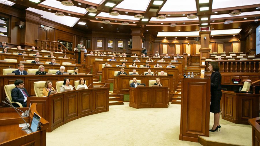 VIDEO Sandu în Parlament: Președintele Iohannis a declarat ferm că România nu va abandona Republica Moldova