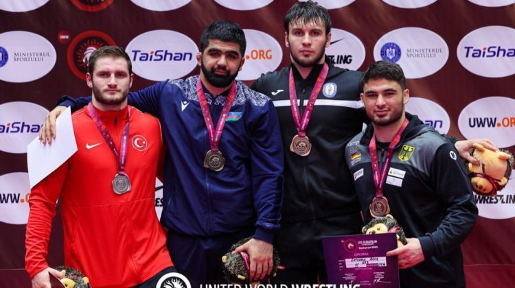 Sportivii moldoveni Mihalcean și Lefter au obținut medalii de bronz la Campionatului European Under 23 de Lupte Libere