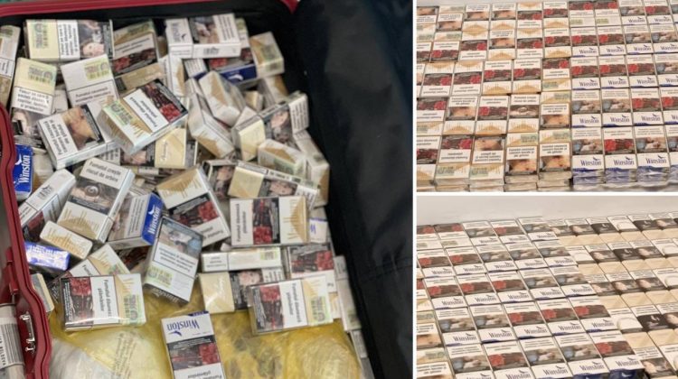 FOTO Planurile unei femei – zădărnicite la Aeroport. Câte țigări a încercat să scoată ilegal din țară