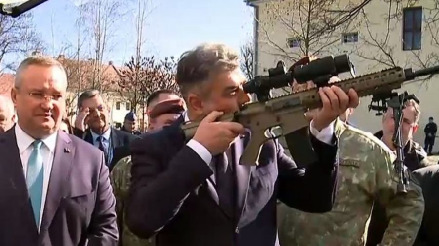STOP CADRU Premierul României și președintele Camerei Deputaților au testat cele mai noi arme produse la ei