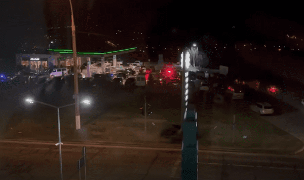 VIDEO Împușcături la o benzinărie din Chișinău! Un bărbat a fost reținut de poliție