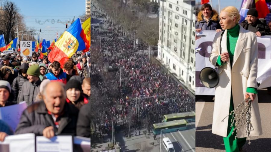 IMAGINI Mii de oameni cer guvernării să achite facturile pentru iarnă la mitingului organizat de Mișcarea Pentru Popor