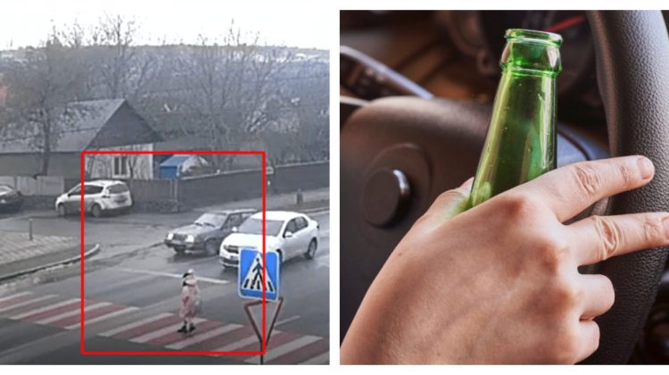 VIDEO A fost testat! În ce stare se afla șoferul care a fost la un pas să lovească o minoră, la Orhei