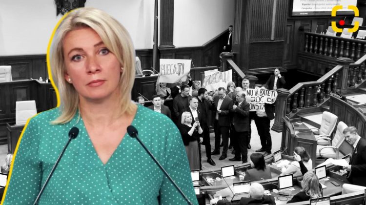 Zaharova, reacționând la Declarația despre război și la modificarea privind limba română, ne amenință cu Transnistria