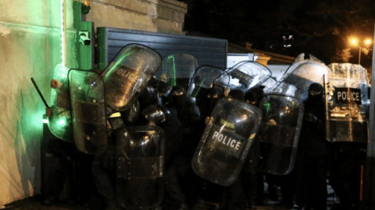 Acțiunea de protest împotriva legii agenților străini din Georgia: Au fost reținute 66 de persoane