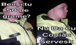 VIDEO cu un polițist din Drochia: „Whisky? Nu, eu coniac servesc”. Ce spune IGP