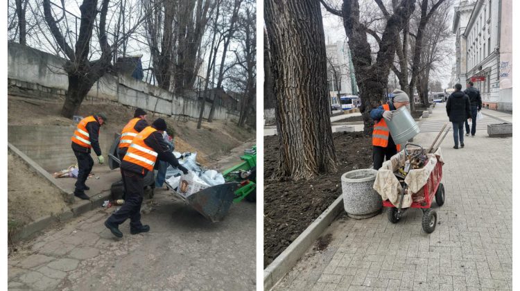 Chișinăul – mai curat! În oraș a fost dat startul salubrizării de primăvară