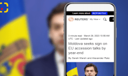 Reuters: Republica Moldova anunță că vrea să semneze începerea negocierilor de aderare la UE până la sfârșitul anului