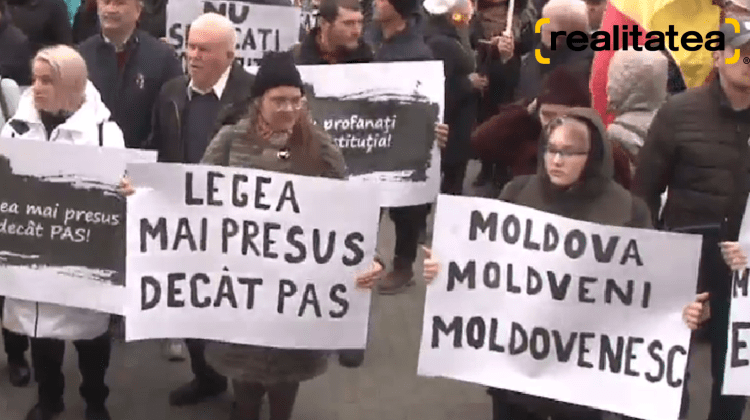 VIDEO no comment de la protestul „moldovenesc”: Condiția manifestanților pentru unire și de ce nu știu „limba de stat”