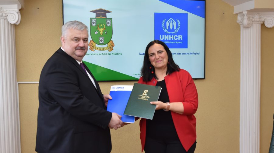 UNHCR și USM au semnat un Memorandum! Vor informa studenții despre problemele întâlnite de refugiați