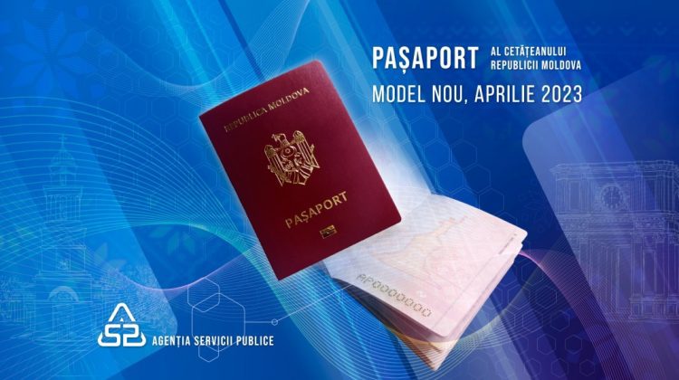 Noul model de pașaport al cetățeanului Republicii Moldova – pus în circulație