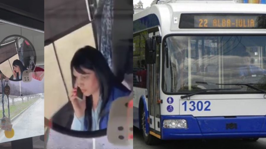 VIDEO O șoferiță de troleibuz vorbește la telefon și se ceartă cu pasagerii: RTEC explică cum o vor pedepsi