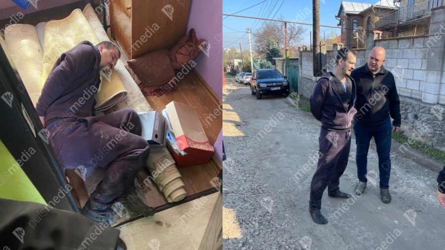 FOTO, VIDEO Pus la podea, printre covoare vechi și gunoi. Primele imagini cu reținerea lui Șaran