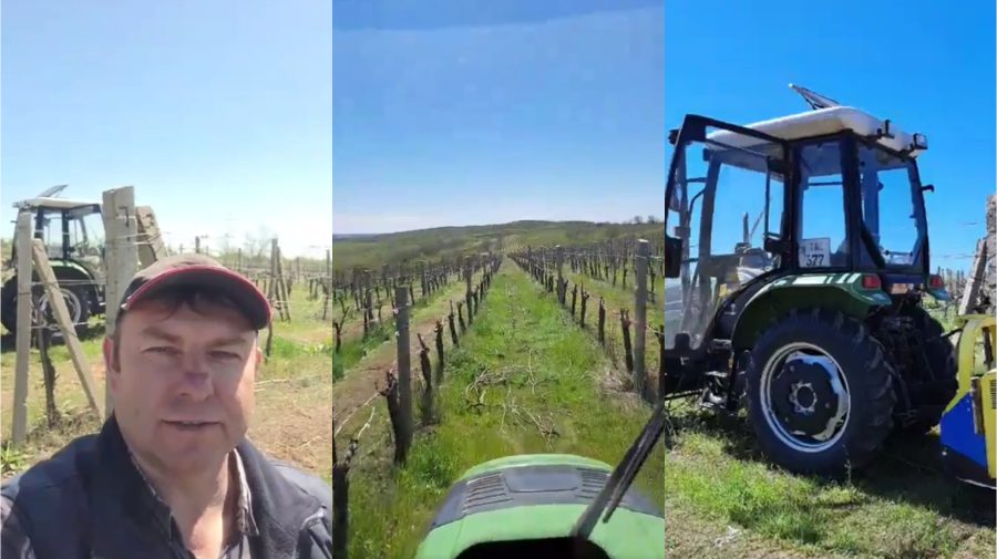 VIDEO Un deputat PAS se filmează în timp ce conduce un tractor: ”Dacă vom da din coate, vom avea ce mânca la toamnă”