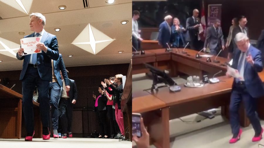 VIDEO Politicienii din Canada, care au defilat în pantofi roz cu toc, criticați de internauți: ”Este ridicol!”