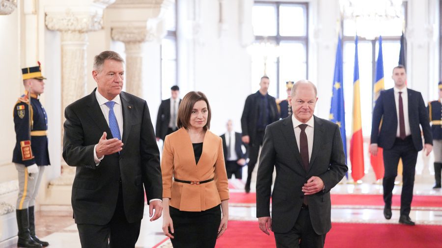 VIDEO Discursul integral al președintei la București: Unii au vrut Moldova să cadă, astfel să slăbească Ucraina și UE