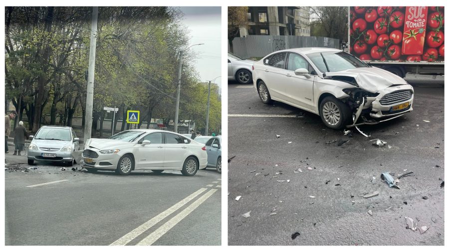 FOTO, VIDEO Un taxi s-a „pupat” cu un Opel, în Capitală. Ce spune poliția