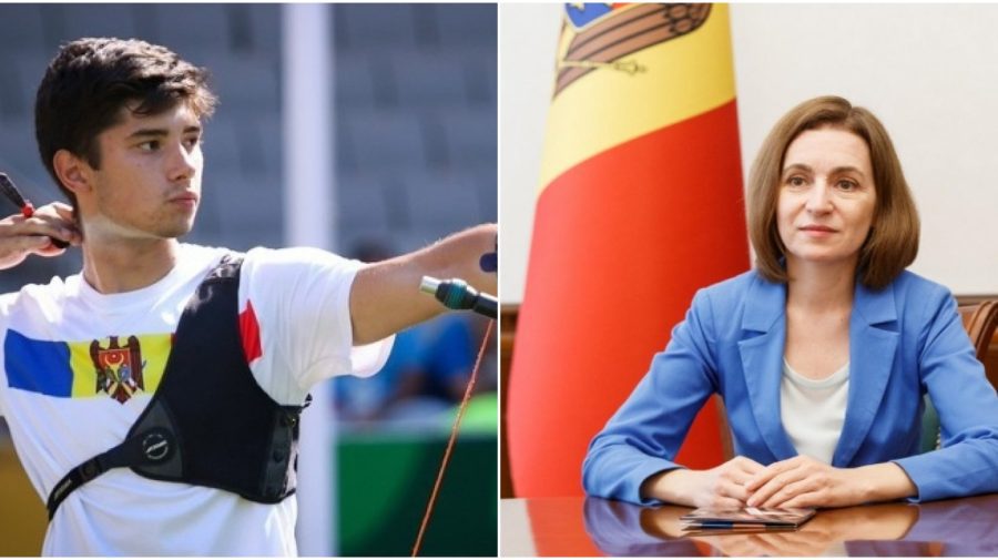 Maia Sandu, mesaj pentru Dan Olaru, medaliat cu aur în prima etapă a Cupei Mondiale de Tir cu Arcul: Ne mândrim