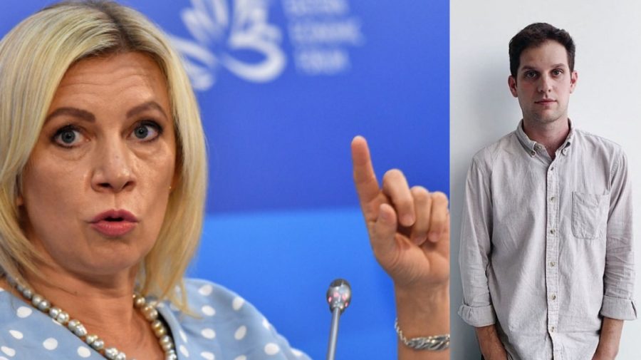 Zaharova spune că „zgomotul mediatic” nu ajută în cazul jurnalistului WSJ arestat în Rusia pentru spionaj