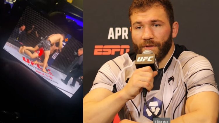 VIDEO Moldoveanul Ion „Hulk” Cuțelaba s-a întors! S-a luptat fulminant la UFC Kansas City, câștigând din prima rundă