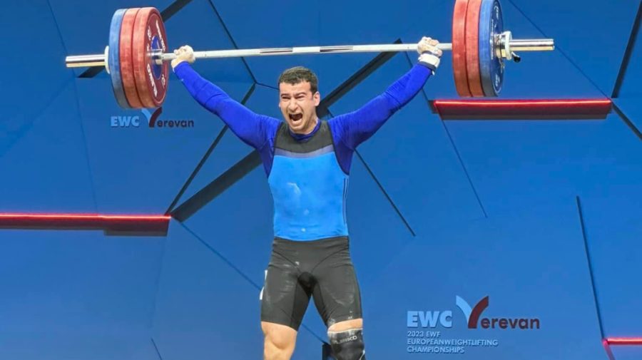 Marin Robu aduce acasă bronzul! Halterofilul s-a clasat pe locul III la Campionatul European
