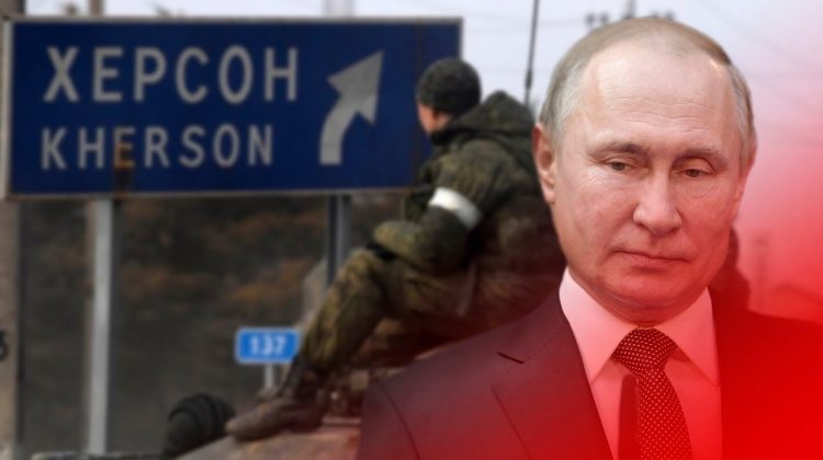 VIDEO Putin a făcut o vizită-surpriză în regiunea ocupată Herson din Ucraina