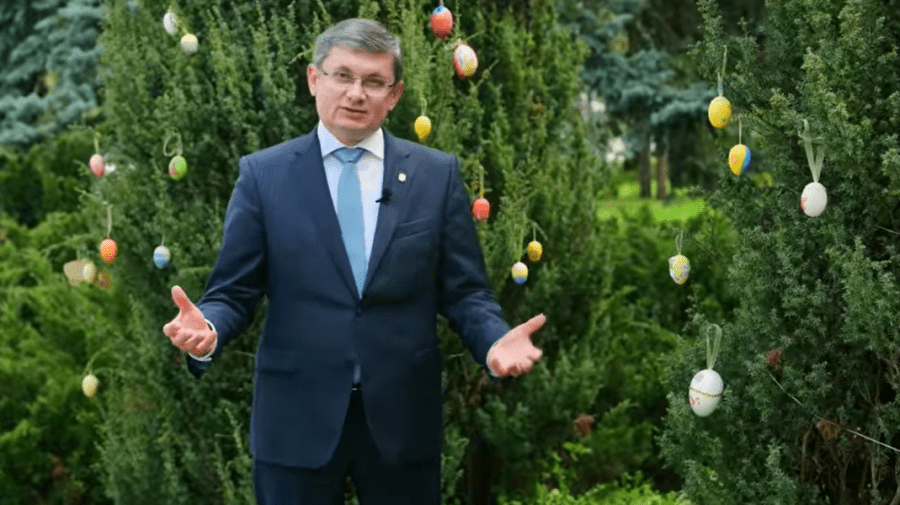 VIDEO Hristos A Înviat – de la Igor Grosu pentru moldovenii creștini ortodocși