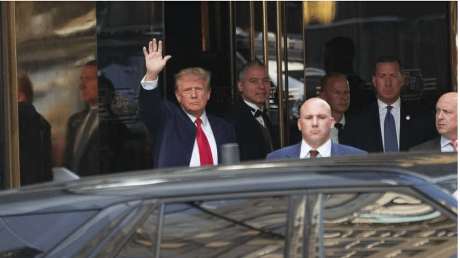 Donald Trump a fost arestat, după ce a ajuns la tribunalul din Manhattan