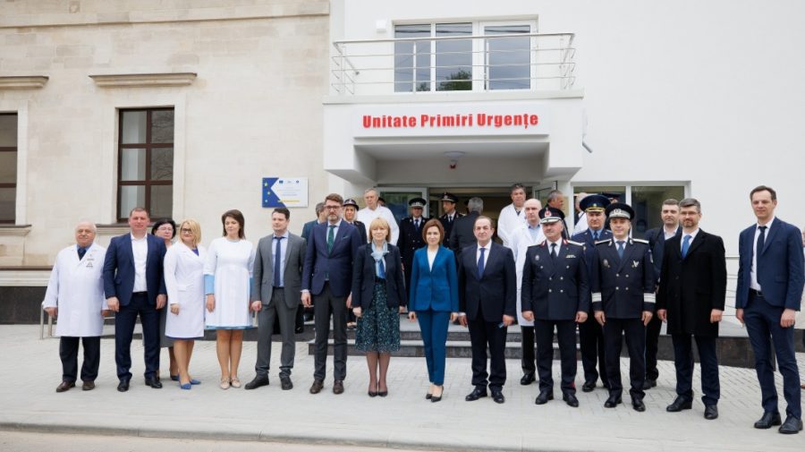 FOTO Sandu, la inaugurarea celei mai mari Unități Primiri Urgențe din țară: Moldova Europeană are anume așa spitale