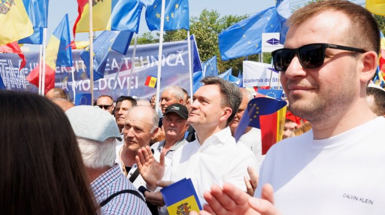 Recean, în mulțimea de la Moldova Europeană: Oamenii noștri își doresc o economie stabilă și un nivel de trai mai înalt