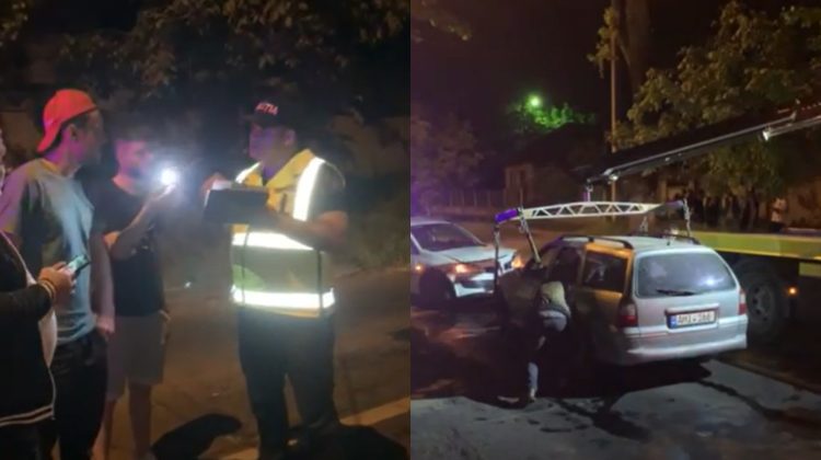 VIDEO Accident cu scandal la Poșta Veche. Martor: ”E un polițist beat la volan”