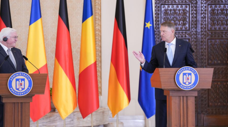 Președintele Germaniei – la București. Iohannis i-a vorbit despre Republica Moldova