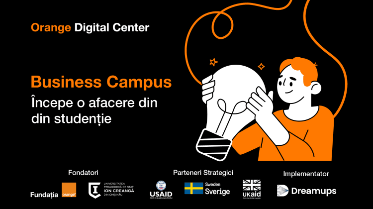 Orange Digital Center: Înscrie-te la programul național de antreprenoriat pentru studenți și studente – Business Campus