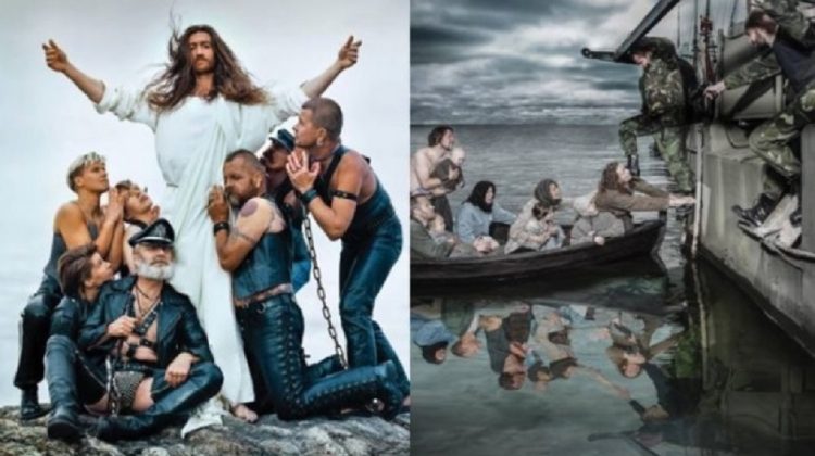 Iisus înconjurat de homosexuali! Expoziția din Parlamentul European, care a stârnit furie în lumea creștină