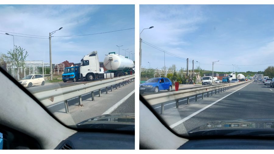 FOTO, VIDEO Accident la Măgdăcești! În zonă s-au format ambuteiaje