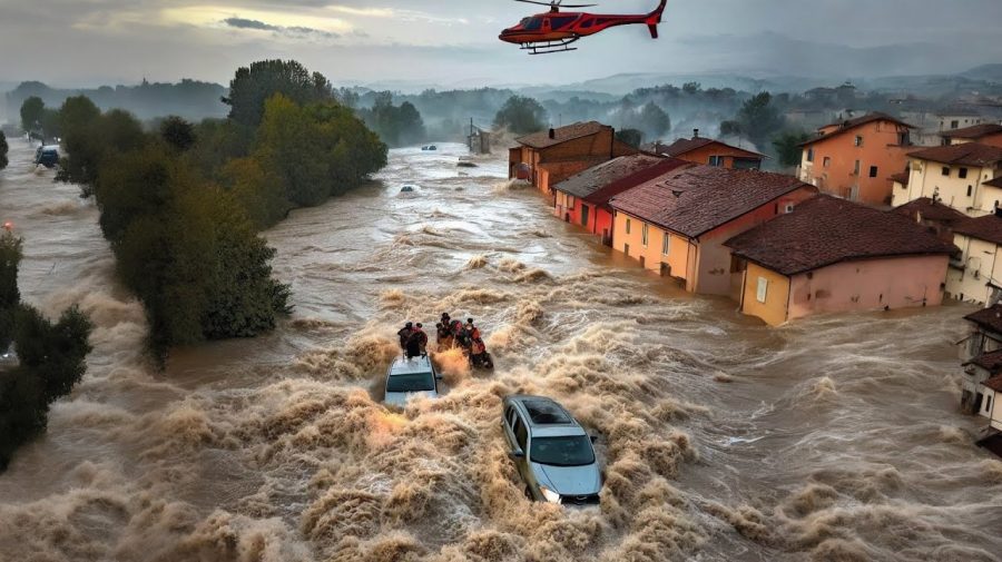 Imaginile dezastrului din Italia. Nouă oameni au murit, iar 5.000 de locuitori au fost evacuați: Este de nerecunoscut