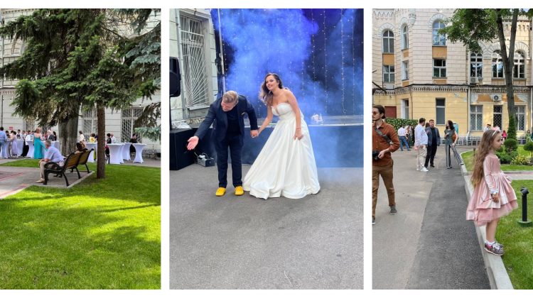 FOTO Nuntă în curtea Primăriei Chișinău! Cine sunt mirii și ce spune Ceban despre eveniment