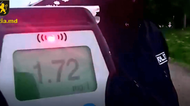 VIDEO Șofer beat criță – prins la volanul unui ATV. Poliția din Orhei spune ce riscă