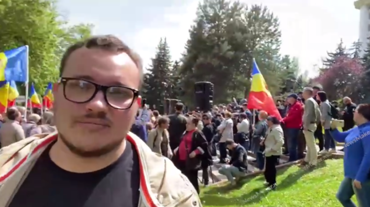 VIDEO Un jurnalist a fost agresat la protestul MPP alias ȘOR! Șeful Poliției Naționale: „Este inacceptabil”