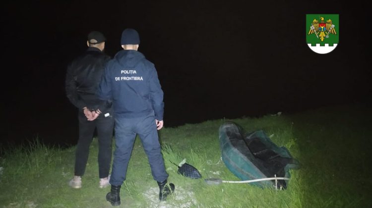 Un bărbat din Serbia încerca să treacă râul Prut cu barca. Ce le-a spus polițiștilor de frontieră
