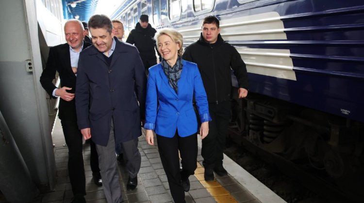 Ursula von der Leyen a ajuns la Kiev: Este locul potrivit pentru a sărbători Ziua Europei