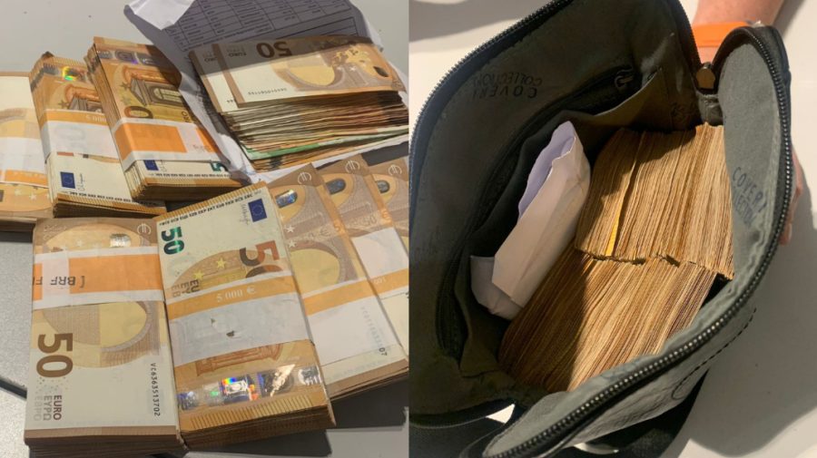 FOTO Prins în flagrant! Un moldovean a încercat să introducă în țară 57 000 de euro nedeclarați