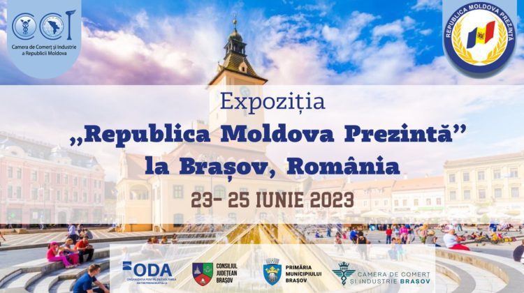 Expoziția „Republica Moldova prezintă” va fi organizată în luna iunie, în orașul Brașov din România